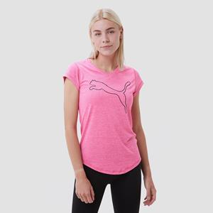 PUMA T-Shirt Favourite Heather Cat Trainings-T-Shirt für Damen