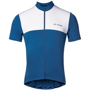 Vaude Matera fietsshirt korte mouwen blauw heren, L