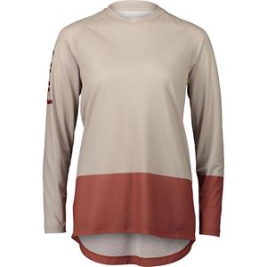 Poc Women's MTB Pure LS Jersey Light Sandstone Beige/Himalayan Salt L