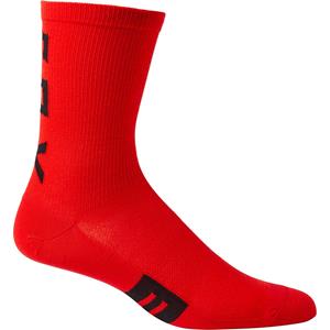 Fox 6" Flexair Merino Socken Fluorescent Red L/XL