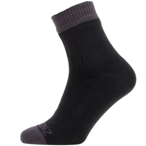 Sealskinz - Waterproof Warm Weather Ankle Length Sock - Fietssokken, zwart