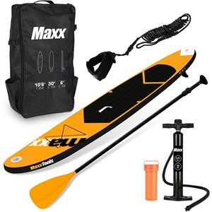 MaxxToys Maxxsport Sup Board Set - Opblaasbaar - 305x71x12cm - Oranje