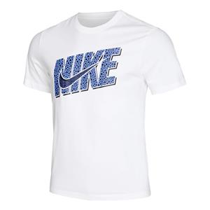 nike Sportswear 12 MO Swoosh T-Shirt Herren - Weiß, Blau