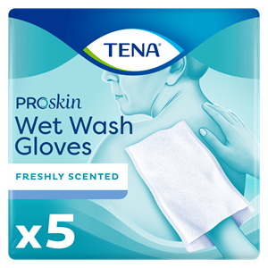 TENA ProSkin Wet Wash Glove - Fris geparfumeerd