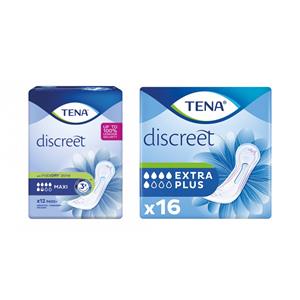 TENA Combi Product:  Lady Discreet Extra Plus +  Lady Discreet Maxi