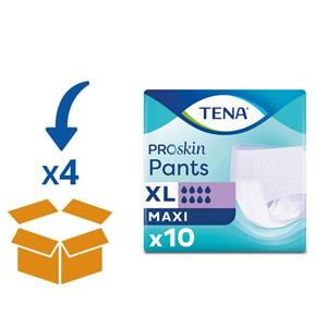 TENA Pants Maxi ProSkin - Xlarge - 10 Stuks | 4 pakken van 10 stuks