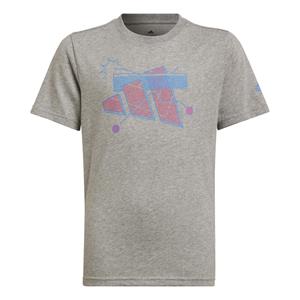 adidas Cat Graphic T-Shirt Jungen - Grau