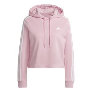 Adidas 3 Stripes French Terry Cropped Sweater Met Capuchon Dames