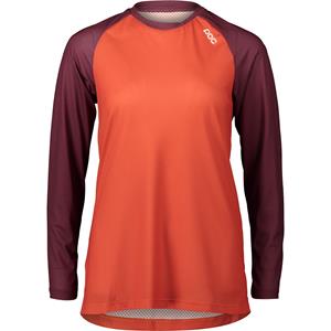 Poc W's MTB Pure LS Jersey Propylene Red/Agate Red S