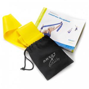 Artzt Vitality Latexfree 2.5 m with Storage Bag - Fitnessband, geel