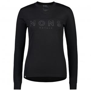 Mons Royale Women's Redwood Enduro VLS - Fietsshirt, zwart