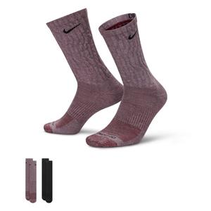 Nike Socken Everyday Plus Cush Crew 2-er Pack - Lila/Grau