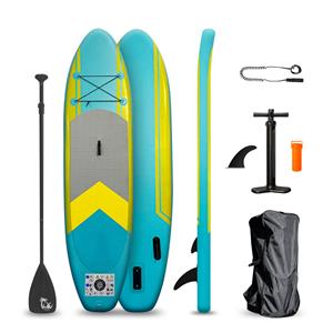 BluMill Sup Board - Opblaasbaar - 300 Cm tand Up Paddle Board et Enkelkoord - Inclusief Pomp ax 100kg