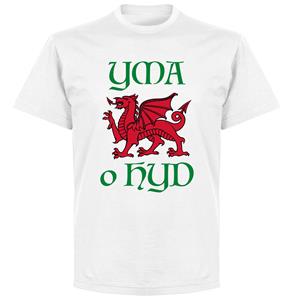Retake Wales Yma O Hyd KIDS T-Shirt - Wit - Kinderen