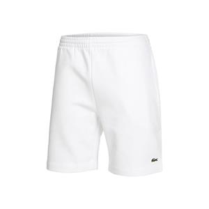 Lacoste Herren Lacoste Shorts aus aufgerautem Bio-Baumwoll-Fleece - Weiß 