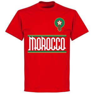 Retake Marokko Team T-Shirt - Rood - Kinderen