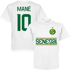 Retake Senegal Mané 10 Team T-Shirt - Wit - Kinderen