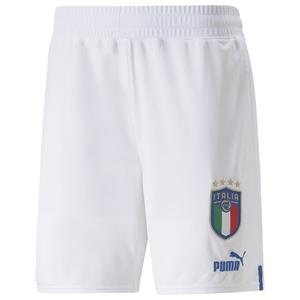 PUMA FIGC Shorts Replica  White-Ignite Blue
