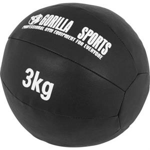 Medicijnbal - Medicine Ball - Kunstleer - 3 kg - Gorilla Sports