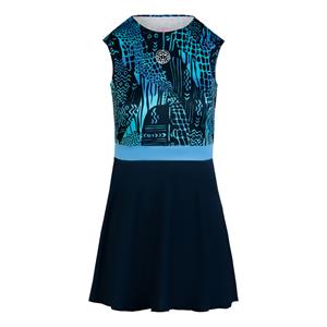 bidibadu Tuelo Tech 2in1 Kleid Damen - Blau