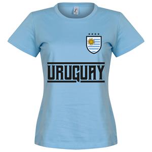 Retake Uruguay Dames Team T-Shirt - Lichtblauw - 10