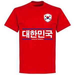 Retake Zuid Korea Script Team T-Shirt - Rood - Kinderen