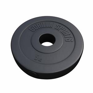 Gorilla Sports Gewichtsschijf - Olympisch - Halterschijf - 5 Kg - Kunststof - 50
