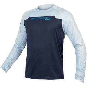 Endura - MT500 Burner Trikot Langarm - Fietsshirt, blauw