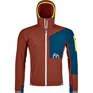 Ortovox - Berrino Hooded Jacket - Softshelljack, rood