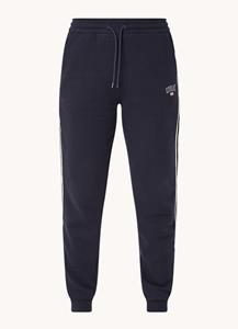 America Today Carly high waist tapered fit joggingbroek met streepdetail