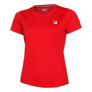 Fila Leonie T-shirt Damen Rot - L