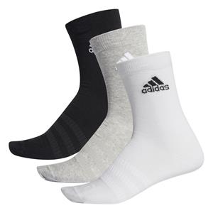 adidas Socken Light Crew 3er-Pack - Grau/Weiß/Schwarz