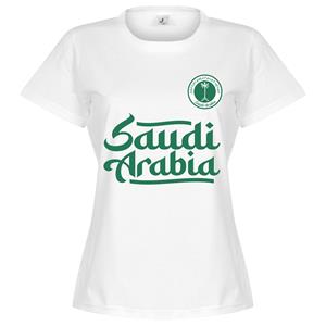 Retake Saudi-Arabië Team T-Shirt - Wit - Dames - 10