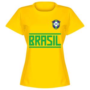 Retake Brazilië Team T-Shirt - Geel - Dames - 10