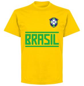 Retake Brazilië Team T-Shirt - Geel - Kinderen