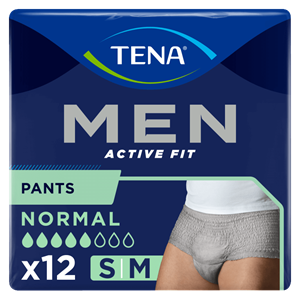 TENA Men Active Fit Pants Normal Grau ( Größe: S/M )