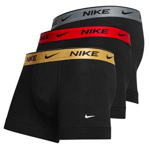 NIKE Underwear Trunk "Nike Dri-FIT Essential Cotton Stretch", (Set, 3 St., 3er-Pack), mit Logo auf dem Taillenbund