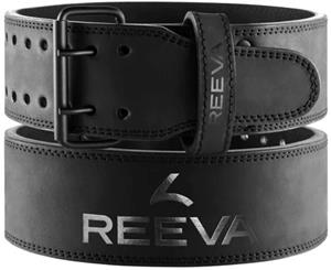 Reeva Leren Powerlifting Riem - Zwart - XS