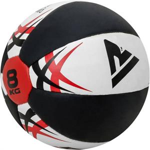 RDX Sports Km Medicine Ball - 12kg - Zwart, Wit, Rood