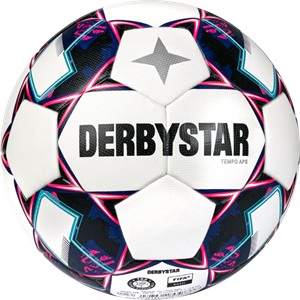 DERBYSTAR Tempo APS Spielball weiß/blau/pink