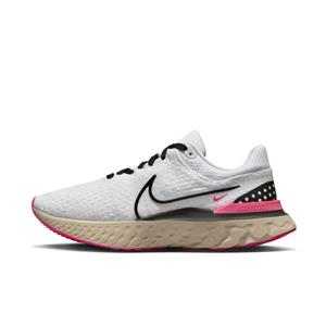 Nike Laufschuhe React Infinity Run FK 3 - Weiß/Schwarz/Pink