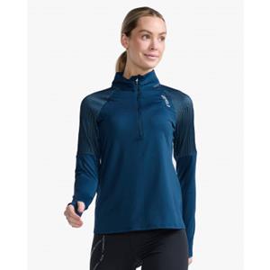 2XU Women's Light Speed 1/2 Zip - Lauftops (langarm)