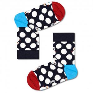 Happy Socks Kid's Big Dot Snowman - Multifunctionele sokken, blauw