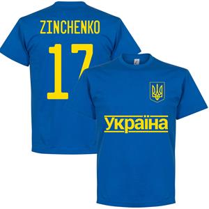 Retake Oekraïne Zinchenko 17 Team T-Shirt - Blauw - Kinderen