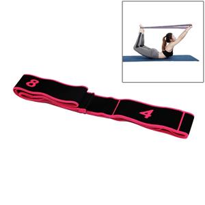 Huismerk 8 Rooster Yoga Stretch Band Dance Elastic Band Resistance Band(Roseate)