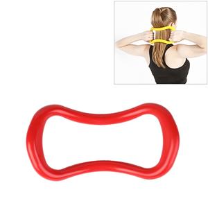 Huismerk Soepele Yoga Pilates magische cirkel fascia stretching training ring (Rose rood)