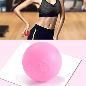 Huismerk Fascia bal spier ontspanning yoga bal rug massage siliconen bal specificatie: platte roze bal