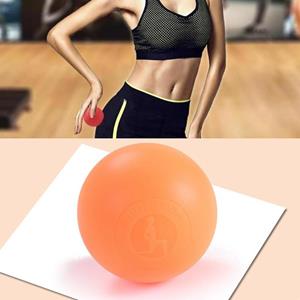 Huismerk Fascia bal spier ontspanning yoga bal rug massage siliconen bal specificatie: platte oranje bal