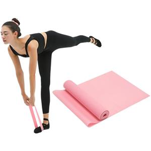 Huismerk 3 stks Latex Yoga Stretch Elastische Belt Hip Squat Resistance Band Specificatie: 1500x150x0.35mm (Pure Cherry Pink)