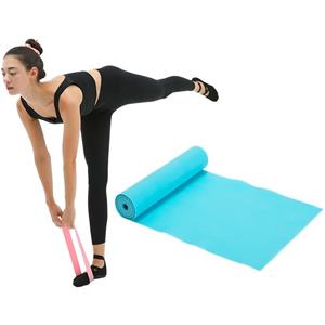 Huismerk 3 stks latex yoga stretch elastische riem hip squat weerstand band specificatie: 1500x150x0.35mm (puur blauw)
